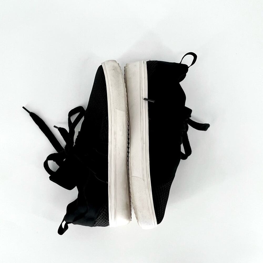 Steve Madden Lancer Pull On Sneaker with Laces Black Size 6.5 - Picture 6 of 16